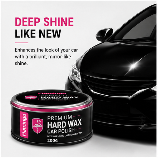 Flamingo Premium Hard Wax Car Polish 200G