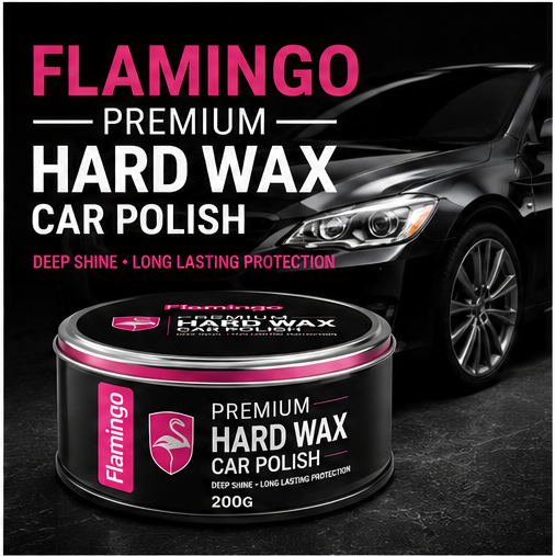 Flamingo Premium Hard Wax Car Polish 200G