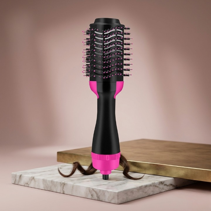 One Step Hair Dryer and Volumizer 3‑in‑1 Hair Dryer with Comb, Hair Straightener & Curler for Easy Styling